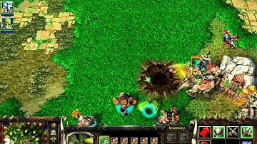 Warcraft 3 - Frozen Throne, Orc vs 4 different teams INSANE  -HD - Part 4