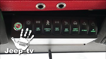 Jeep Wrangler Overhead Voswitch POD Switch System (S-POD)