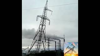 Pylon falling compilation || #demolition #ftp De Power Lines #shorts