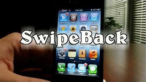 SwipeBack | FREE iOS 5 Cydia Tweak For iPhone And iPod Touch