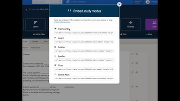 Embed Quizlet into Canvas