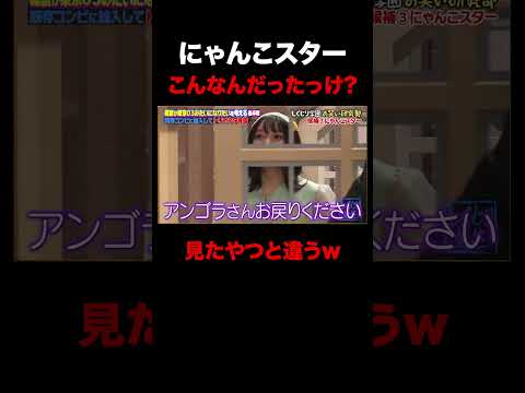 もはや恐怖wにゃんこスターこんなんだったけ? #shorts #しくじり先生 #ABEMA #にゃんこスター