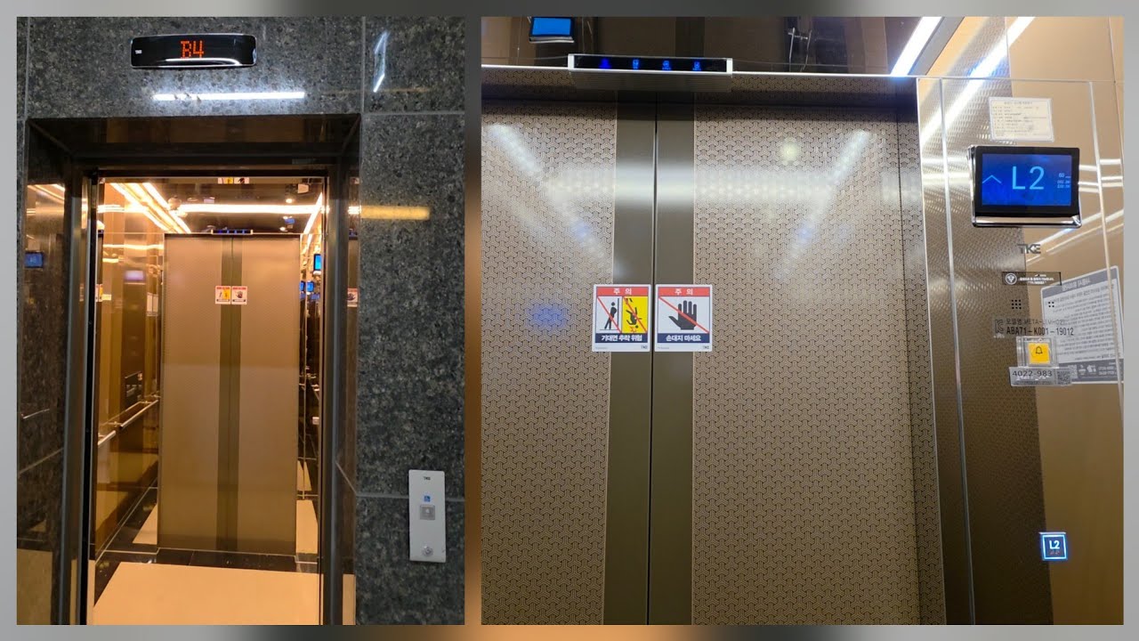 L2층 관통형 & 음성인식 작동불가?? 강원 원주시 원주무실제일풍경채 셔틀용 티케이엘리베이터 탑사기