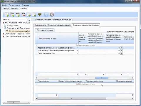 Программы экологической отчетности Программы экологической отчетности