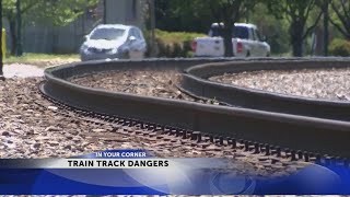 Train Track Photo Warning