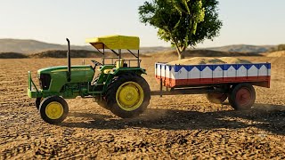 😱 इतना भारी भूसा! Tractor Trolley ने किया कमाल 🚜 | Heavy Load Tractor Gameplay screenshot 2