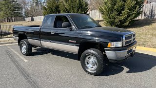 SOUND ON! 2nd gen Cummins 2500 4x4 SLT LARAMIE 24 valve!  2000 Dodge Cummins 2500 review for sale!