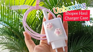 UNBOXING | Shopee Haul Charger Case (android) | Aksesoris Hp