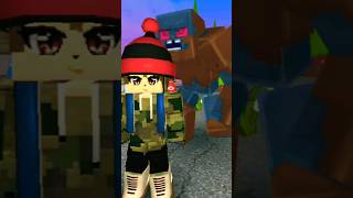 👹 Giant Monster Attacked Everyone!school party craft #shorts #minecraft #partycraft #gaming