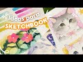 5 ideas para llenar tu SKETCHBOOK 🎨| Probando el sketchbook de acuarelas de ARRTX