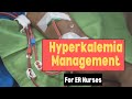 Hyperkalemia  emergency nurse  treatments explained