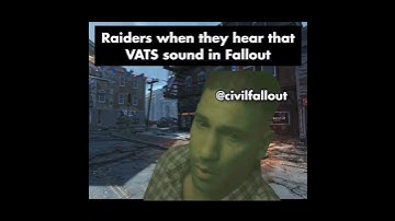 Fallout Raiders reacting to VATS #shorts #fallout #falloutmemes