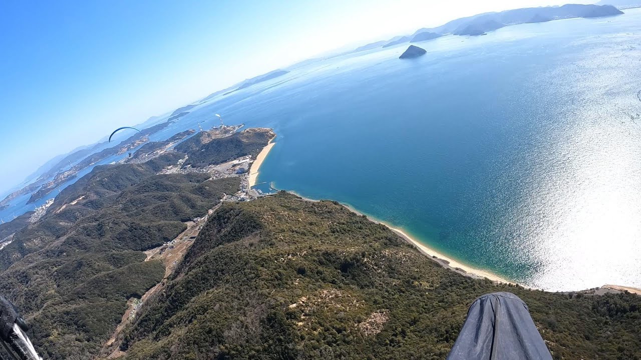 2026.02.19王子が岳でパラグライダー