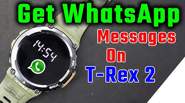 How To Enable Amazfit T-Rex 2 WhatsApp Notification & Reply 💌