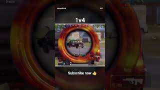 Qiec 1v4 Clutch 😱 | Solo vs Squad Full Domination 🔥 #shorts #bgmi #pubg