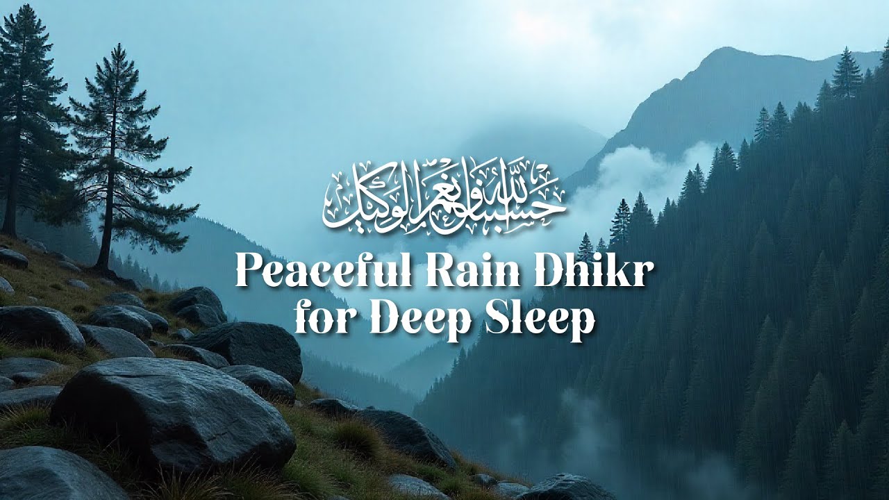 Soothing Hasbunallah Wanikmal Wakil with Rain Sounds | Islamic Sleep Meditation