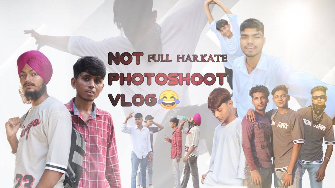 NOT PHOTOSHOOT VLOG || SUSHANT JAZ || FULL ON HARKATE 😂😂