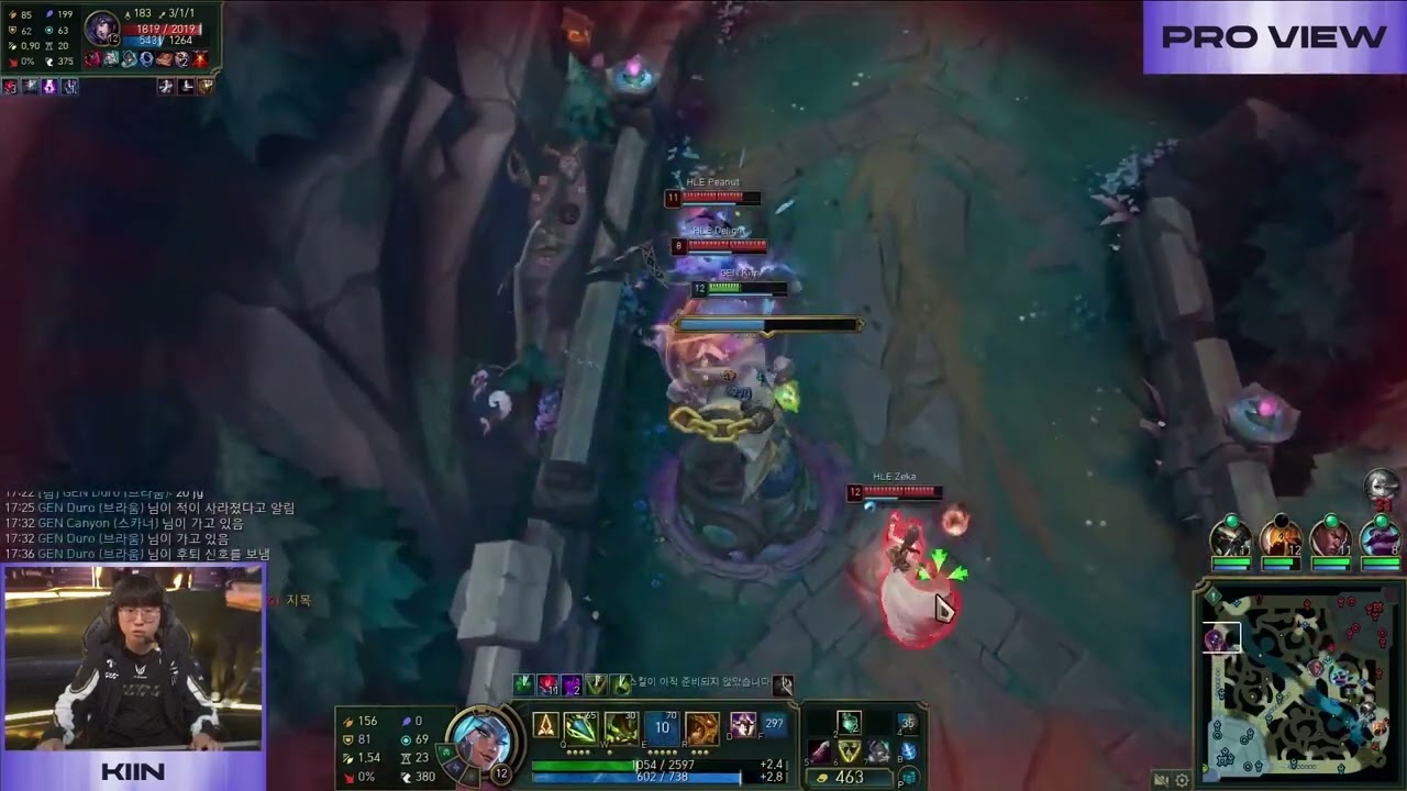 GENG Kiin Nidalee Pro View | GENG vs HLE | 2025 LCK Round 1-2 W8D1