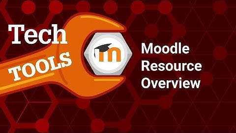 Moodle Resource Overview with Tutorials on Pages, Files, Folders, and URLs