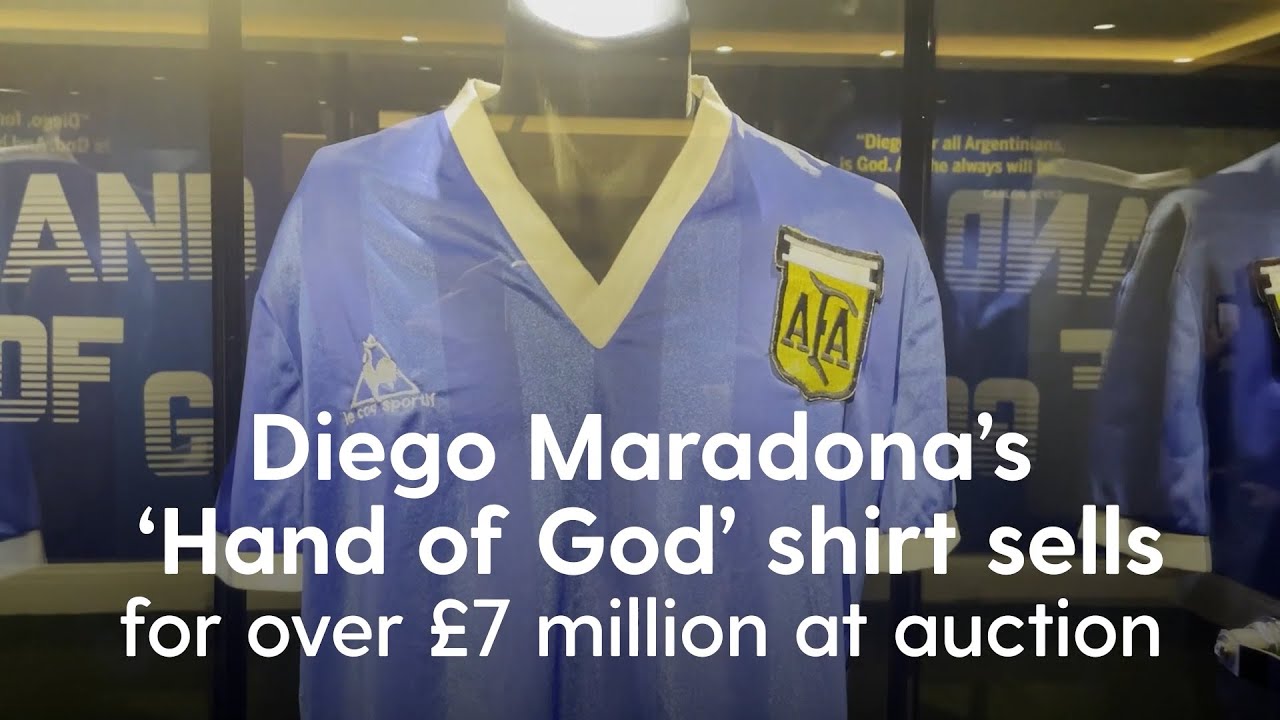maradona's shirt auction