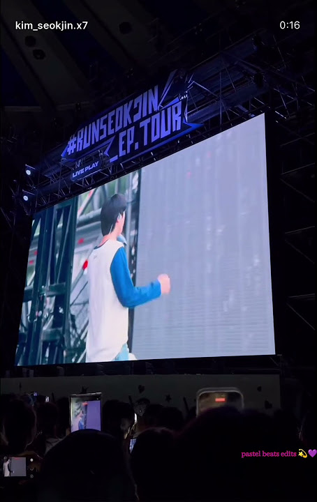 Jin Live🔴 at RUN SEOKJIN_EP.TOUR 2025 D-1 | Goyang Concert Highlights 💜