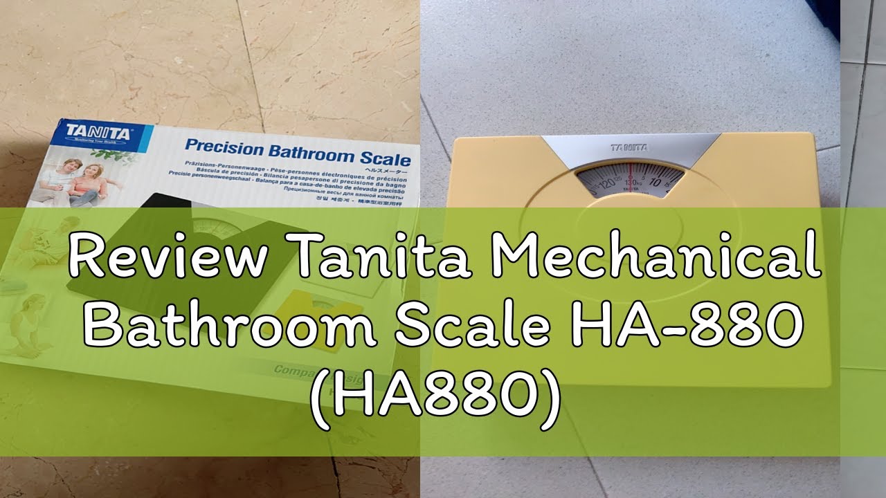Review Tanita Mechanical Bathroom Scale HA-880 (HA880)