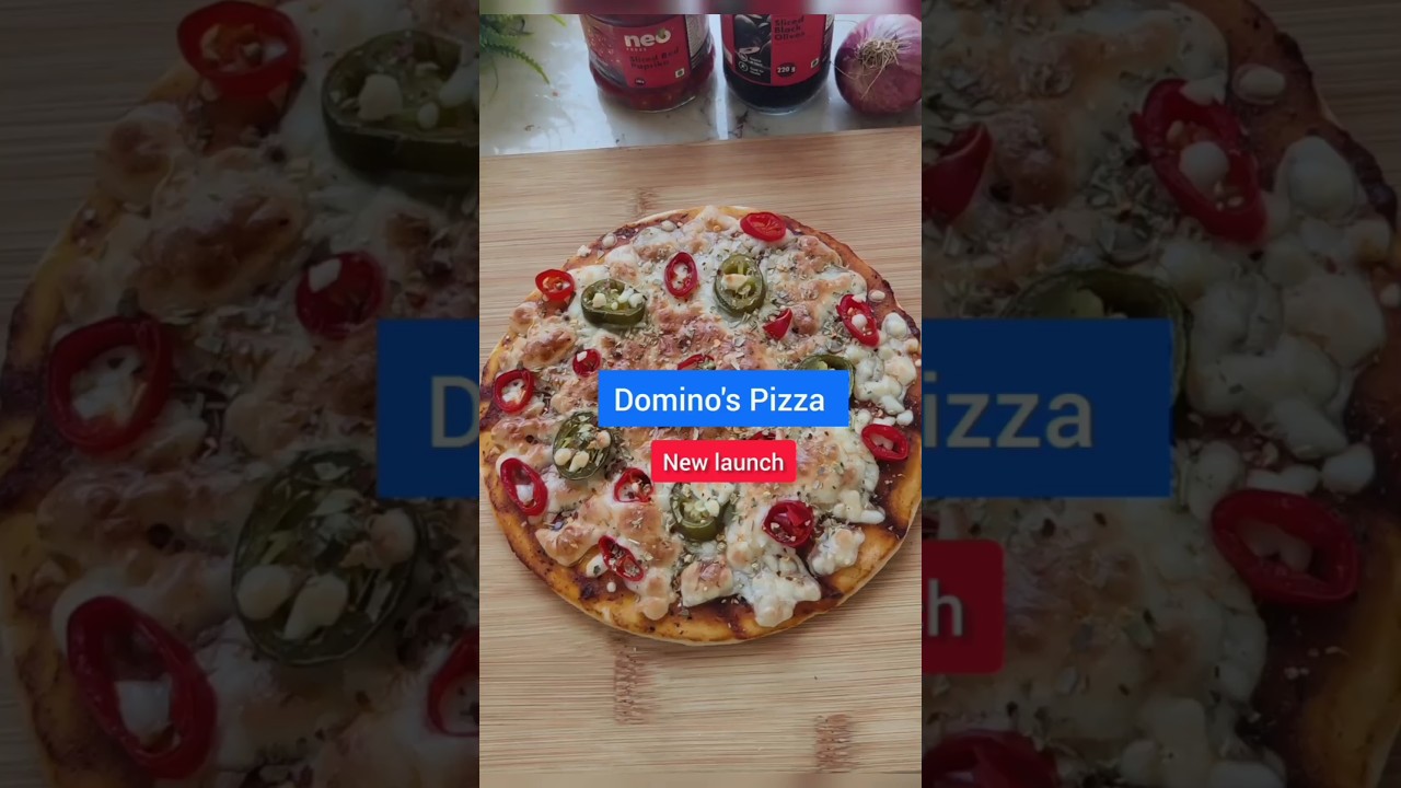 Tried Domino's new launched Fiery Jalapeno & Paprika Pizza !!! 