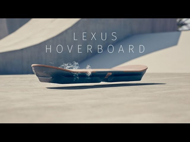 Lexus Hoverboard - Flying skateboards! - YouTube