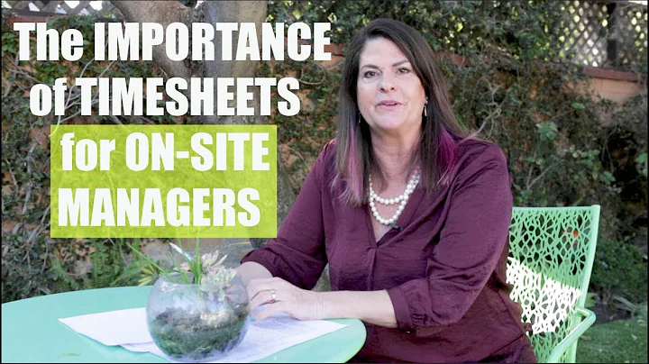 The Importance of time-sheets for on-site managers