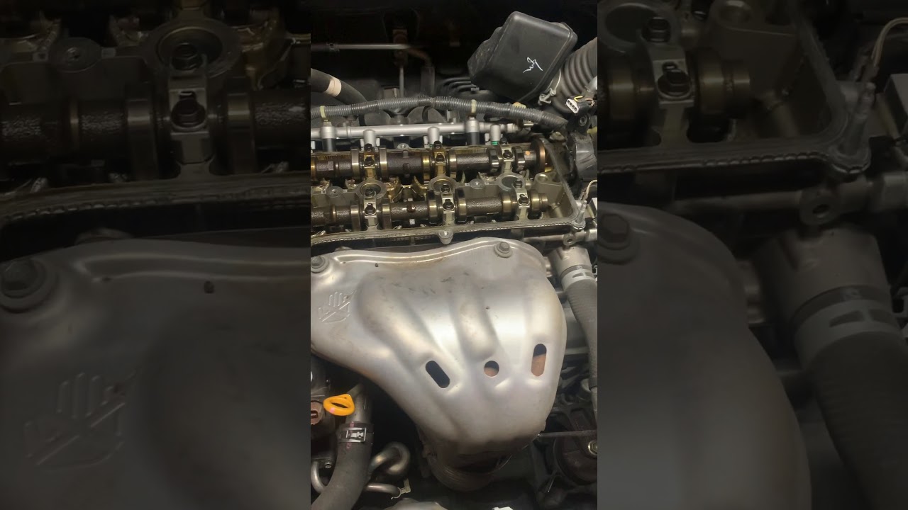 2008 toyota camry valve cover gasket replacement - YouTube