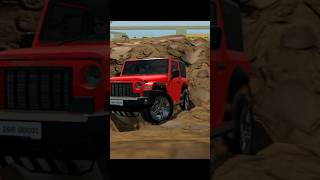4x4 thar keya kichad sey nikal payegi #thar4x4 #indianvehiclesimulator3dgame #shorts
