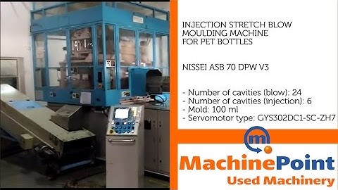 NISSEI ASB 70 DPW V3 Used INJECTION STRETCH BLOW MOULDING FOR PET BOTTLES MACHINES MachinePoint