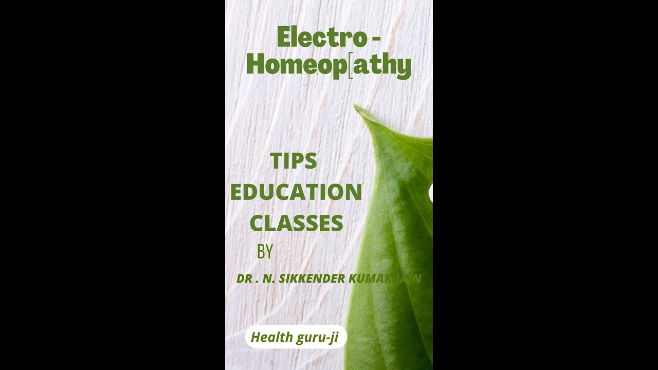 ELECTROHOMEOPATHY FOR DIGESTION Digestive system special