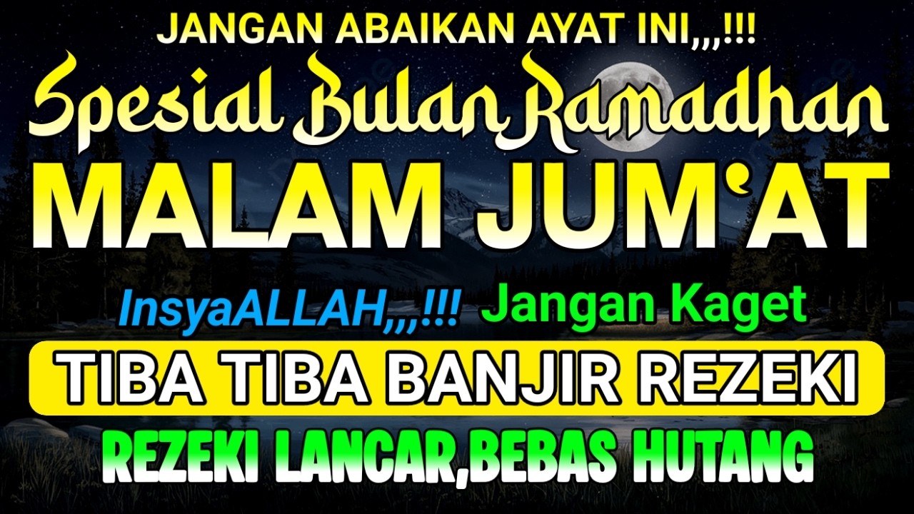 Putar Dzikir Ini,,,! DZIKIR MUSTAJAB PEMBUKA PINTU REZEKI, INSYAALLAH REZEKI MENGALIR DERAS...!