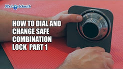 How to Dial and Change Safe Combination Lock Part 001 | Mr. Locksmith Training Video