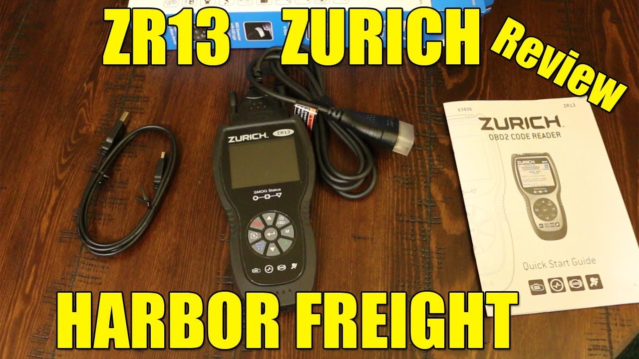 Zurich ZR13 Code Reader from Harbor Freight Review - YouTube