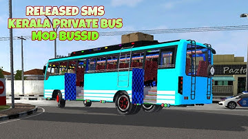 Released SMS Kerala Private Bus Mod In Bus Simulator Indonesia - Bussid Bus Mod - Bussid Car Mod