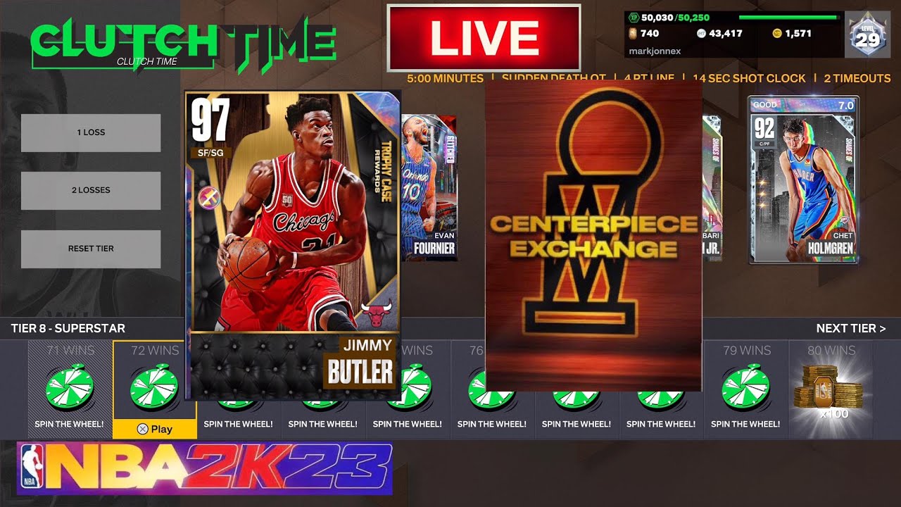 STREAMING UNTILL WE GET GALAXY OPAL JIMMY BUTLER! ( NBA 2K23 MYTEAM ...