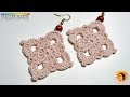 CROCHET "Lace Diamond" Earrings | Tutorial