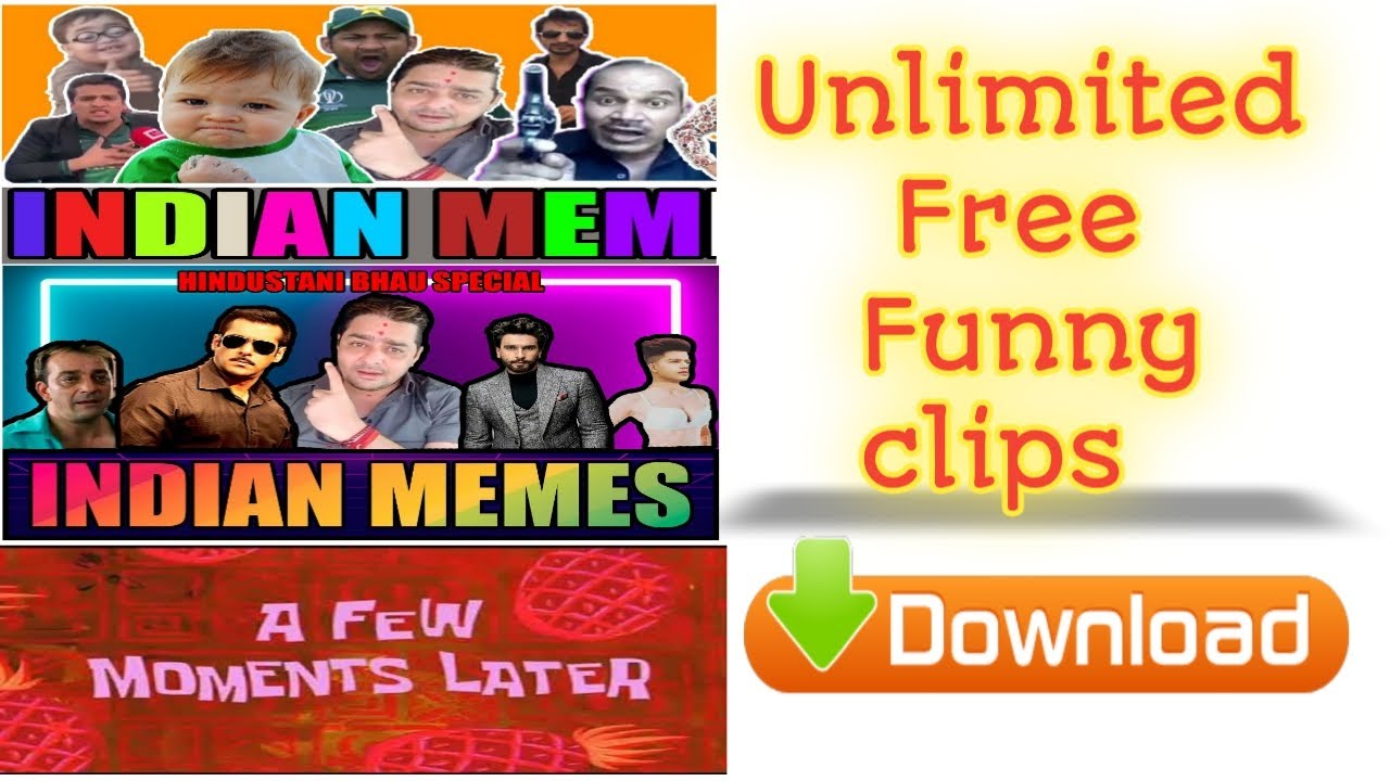 Free Download Popular Indian Funny memes clips | No Copyright Clips |  TECHNICAL SK OFFICIAL - YouTube