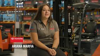 Meet Ariana our 2024 TMHA Forklift Apprentice