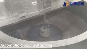 Automatic peanut coating machine