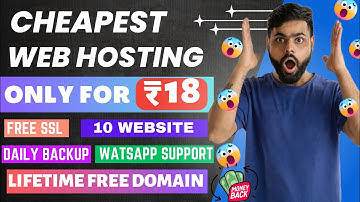 Get Lifetime Free Domain with Cheap Hosting only for 18rs 😍 | Free .com domain 🤩 | Admirehost Sale 🔥