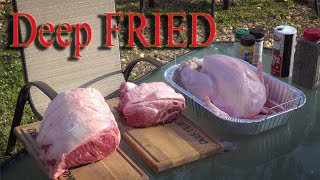 Celebrity DEEP fried Prime Rib, Boston Butt and Turkey Happy Thanksgiving!!! Wealth