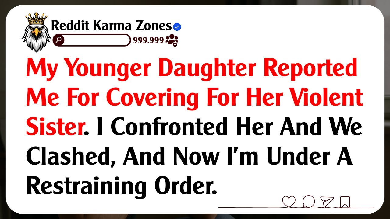My Younger Daughter Reported Me For Covering For Her Violent Sister. I Confronted Her And ...