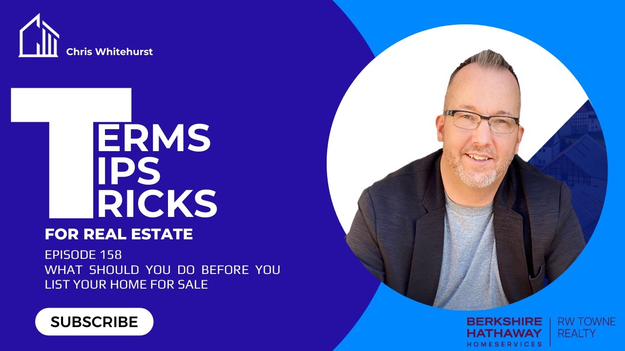 Episode 158 What To Do Before Selling Your Home