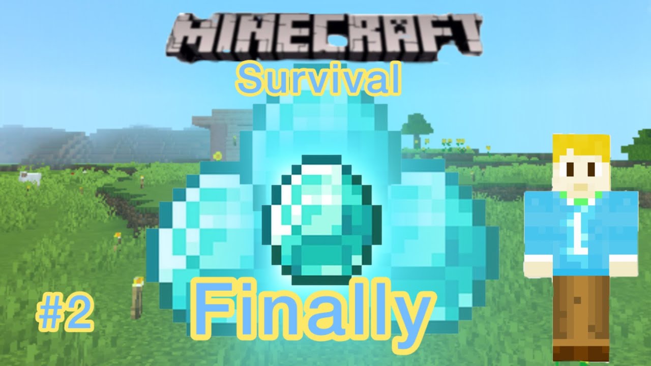 I FINALLY FOUND DIAMONDS! Minecraft Survival LP #2 - YouTube