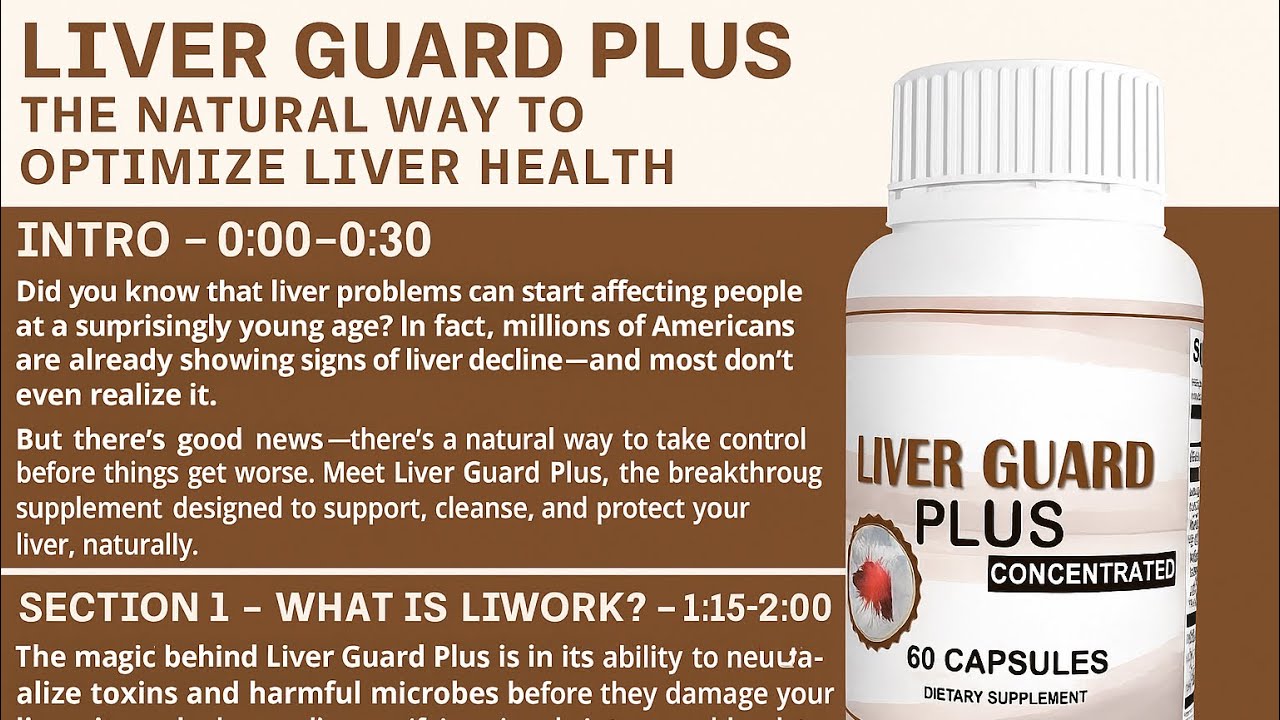The Natural Way to Optimize Your Liver Health with Liver Guard Plus