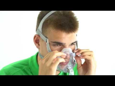 CPAP-Maske korrekt anziehen