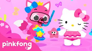 Baby Shark, featuring Hello Kitty | Hello, Friends! | Baby Shark Song | Pinkfong Songs for Children